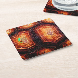 Tortoiseshel Kartonnen Onderzetters