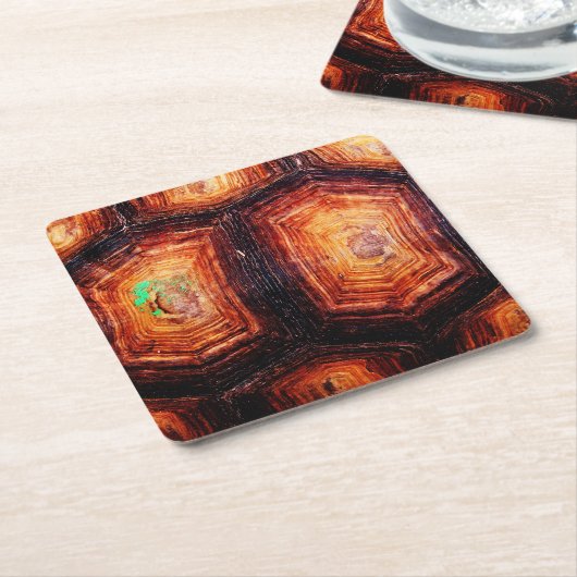 Tortoiseshel Kartonnen Onderzetters (Schuin)