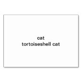 Tortoiseshel Kat-leeskaarten voor volwassenen Kaart (Achterkant)