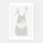 Tortoiseshel Kat met Antlers en Rode vogels Post-it® Notes (Voorkant)