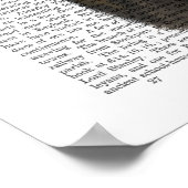 Tortoiseshel Kat met Antlers en Rode vogels Poster (Hoek)