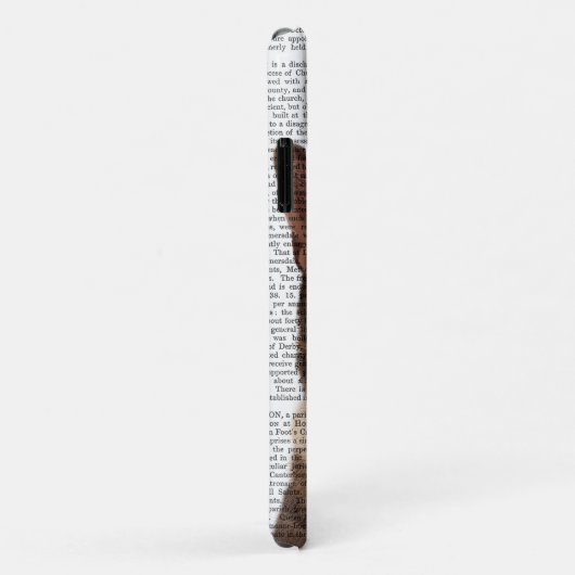 Tortoiseshel Kat met partijdig Pet Case-Mate iPhone Case (Achterkant/rechts)