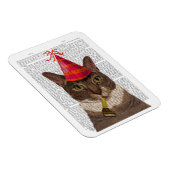 Tortoiseshel Kat met partijdig Pet Magneet (Rechterzijde)
