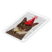 Tortoiseshel Kat met partijdig Pet Magneet (Linkerzijde)