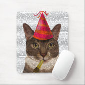 Tortoiseshel Kat met partijdig Pet Muismat (Met muis)