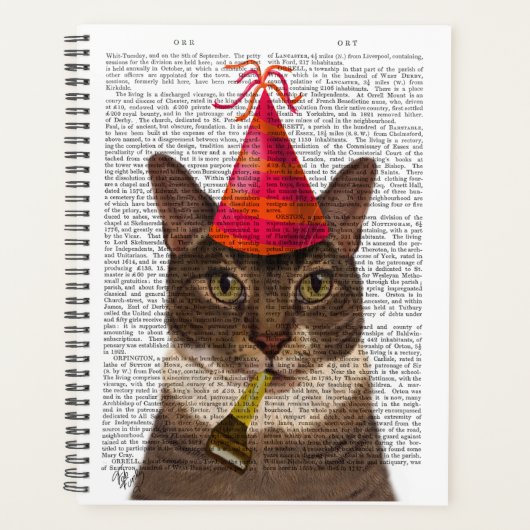 Tortoiseshel Kat met partijdig Pet Planner (Voorkant)