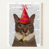 Tortoiseshel Kat met partijdig Pet Planner (Achterkant)