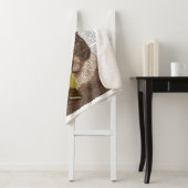 Tortoiseshel Kat met partijdig Pet Sherpa Deken (In situ)