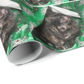 Tortoiseshel Kerstmis Cadeaupapier (Rol Hoek)