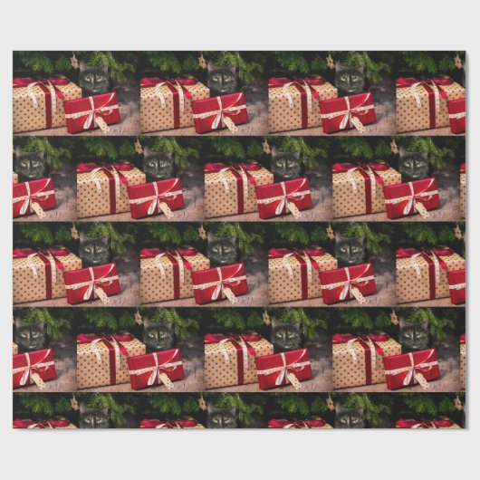 Tortoiseshel Kerstmis Cadeaupapier (Vlak)