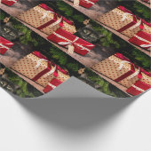 Tortoiseshel Kerstmis Cadeaupapier (Hoek)