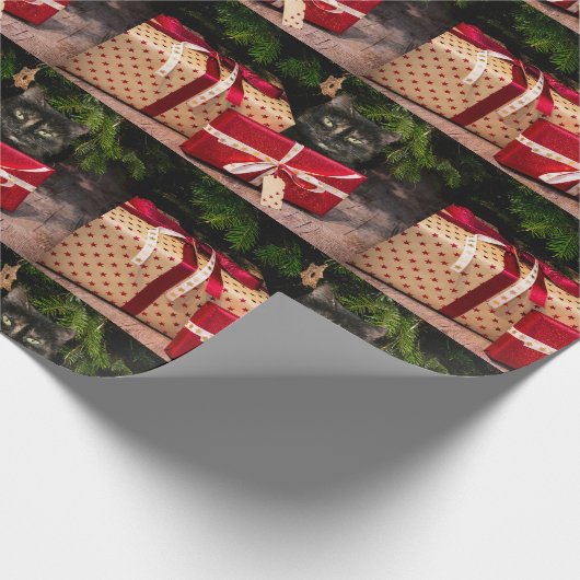 Tortoiseshel Kerstmis Cadeaupapier (Hoek)