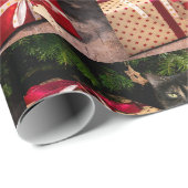 Tortoiseshel Kerstmis Cadeaupapier (Rol Hoek)