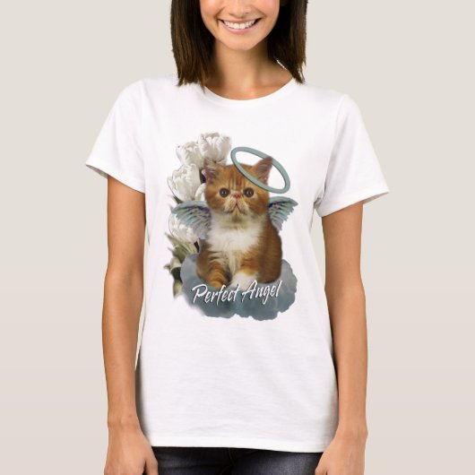 Tortoiseshel Persian Angel T-shirt (Voorkant)