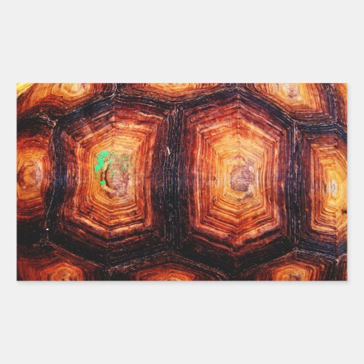 Tortoiseshel Rechthoekige Sticker (Voorkant)