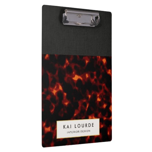 Tortoiseshel Stylish Chic Klembord (Rechts)