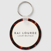 Tortoiseshel Stylish Chic Sleutelhanger (Voorkant)