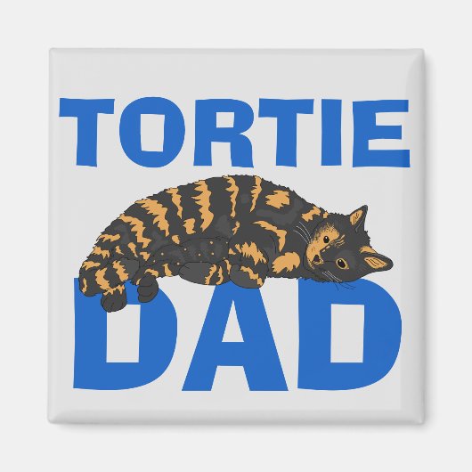 Tortoiseshel TORTIE Cat MAGNET (Voorkant)