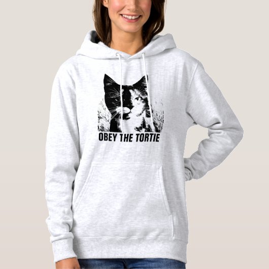 TORTOISESHELL CAT, OBEY THE TORTIE T-Shirts (Voorkant)