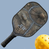 TortoiseShell Natuurpatroon met Initialen Pickleball Paddle