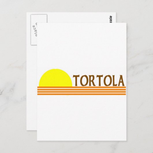 Tortola Briefkaart (Voorkant / Achterkant)