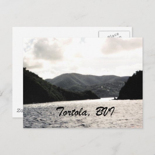 Tortola, BVI Briefkaart (Voorkant / Achterkant)