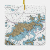 Tortola BVI Keramisch Ornament (Voorkant)