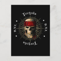 Tortola BVI Pirate Skull