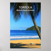 Tortola, poster van de Britse Maagdeneilanden (Voorkant)