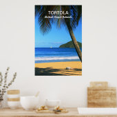 Tortola, poster van de Britse Maagdeneilanden (Keuken)