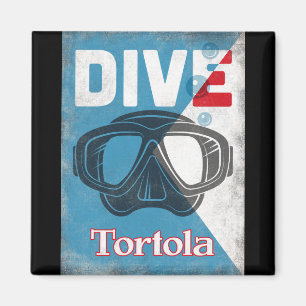 Tortola scuba duikmasker magneet