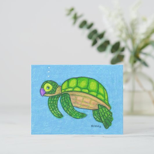 TORTUGA-briefkaart Briefkaart (Staand voorkant)