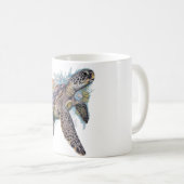 Tortuga de mar multicolor koffiemok (Voorkant rechts)