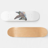 Tortuga de mar multicolor persoonlijk skateboard (Horizontaal)