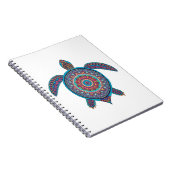 Tortuga Mandala — Calma Colorida Notitieboek (Rechterzijde)