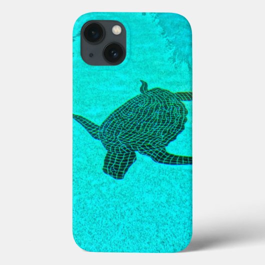 Tortuga Turtle Mosaic op Sanibel Island Florida Case-Mate iPhone Case (Achterkant)