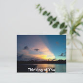 Tortuguero Sunset - Beauful Costa Rica Briefkaart (Staand voorkant)