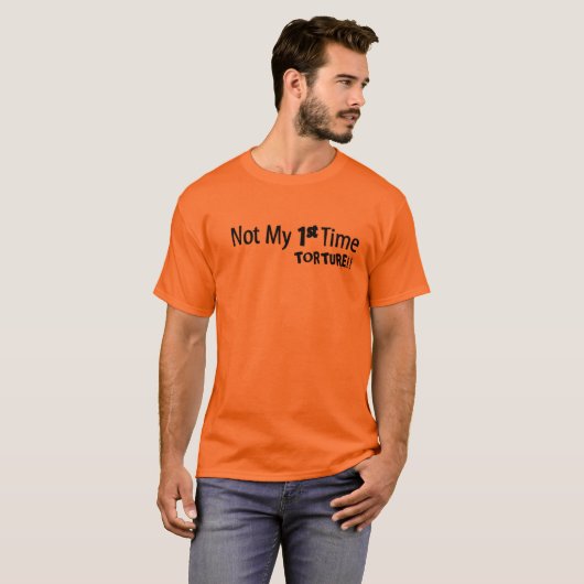 TORTURE Oranje T-shirt (Voorkant volledig)