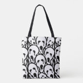 Tortured Souls Weird Horror Artwork Tote Bag (Achterkant)