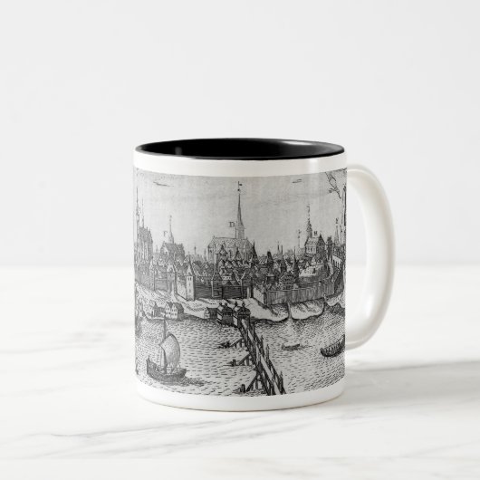 Torun, Polen Tweekleurige Koffiemok (Voorkant rechts)