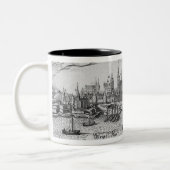 Torun, Polen Tweekleurige Koffiemok (Links)