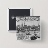 Torun, Polen Vierkante Button 5,1 Cm (Voorkant /achterkant)