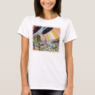 Torus Ruimtestation Habitat Kolonie Kunstenaarscon T-shirt