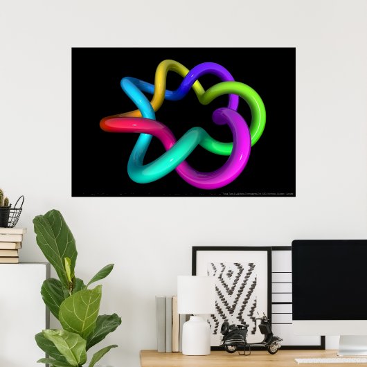 Torus Twist II Poster (Thuiskantoor)