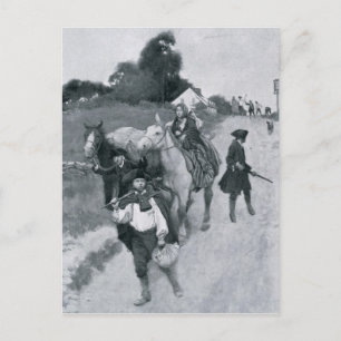 Tory Refugees on their Way to Canada Briefkaart
