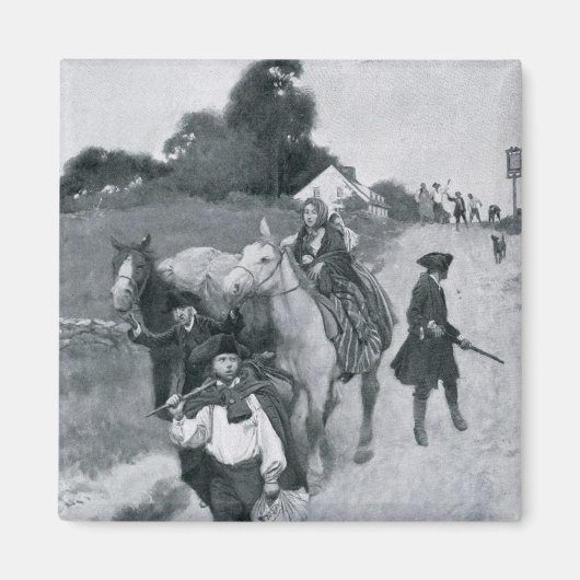 Tory Refugees on their Way to Canada Magneet (Voorkant)