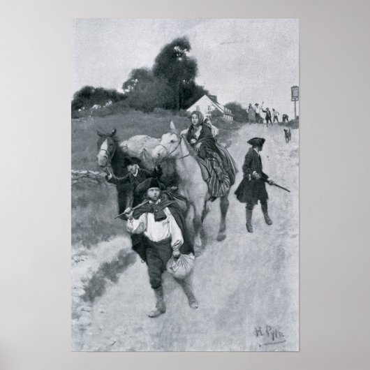 Tory Refugees on their Way to Canada Poster (Voorkant)