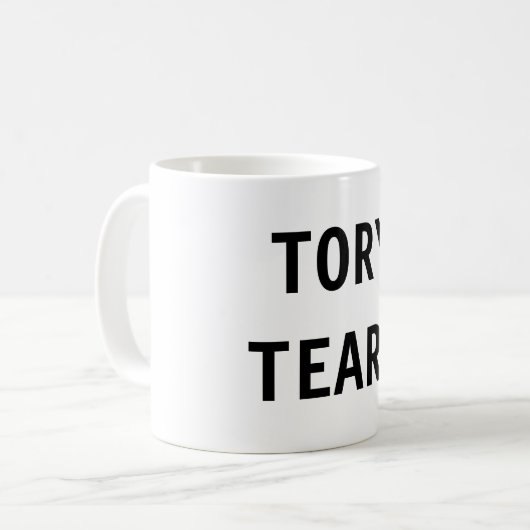 Tory Tears Koffiemok (Voorkant links)
