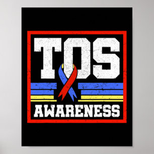 TOS-bewustzijnslint Thoracic Outlet Syndrome Supp Poster