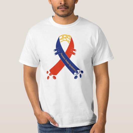 TOS-ondersteuning T-shirt lint (Voorkant)